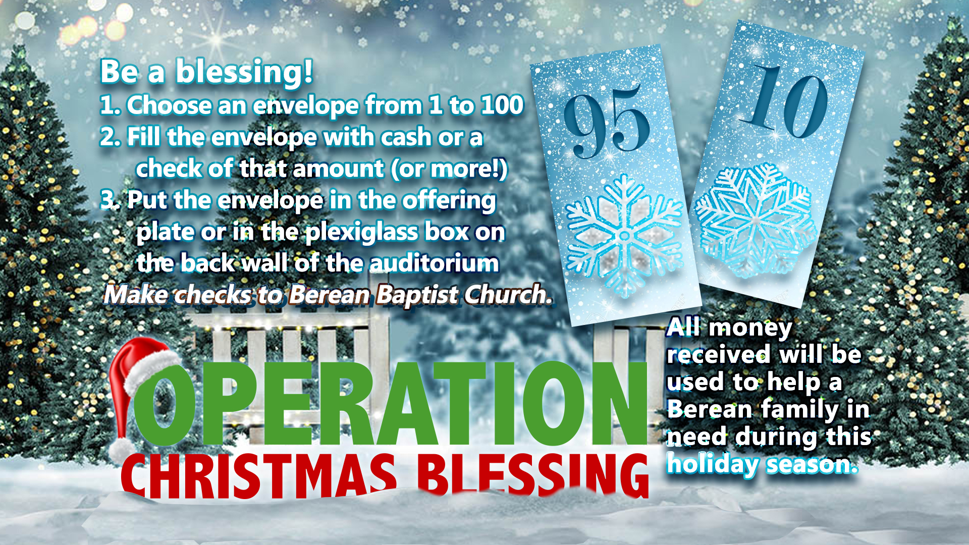 Operation Christmas Blessing Advertisment