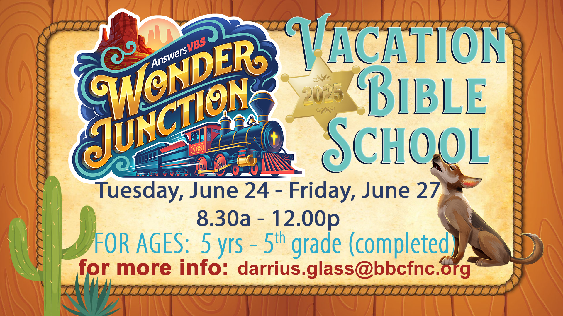 VBS 2025 basic info
